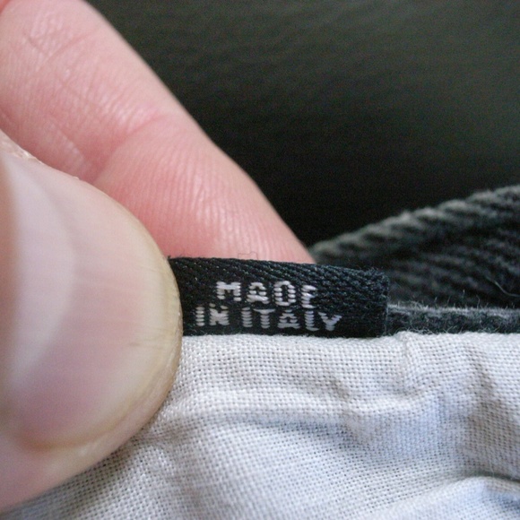 Versace jeans 1980s vintage Black all original with labels intact - Picture 7 of 10